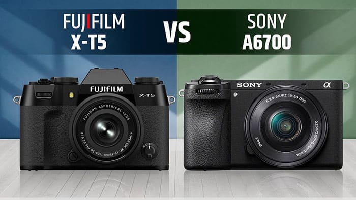 điểm khác biệt quan trọng giữa Sony A6700 và Fujifilm X-T5 chính là cảm biến